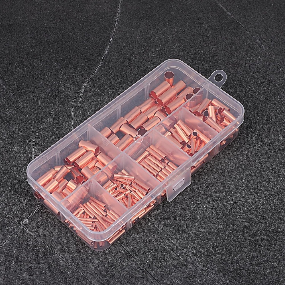 Wire Ferrules Kit Copper Crimp Connector Non Insulated