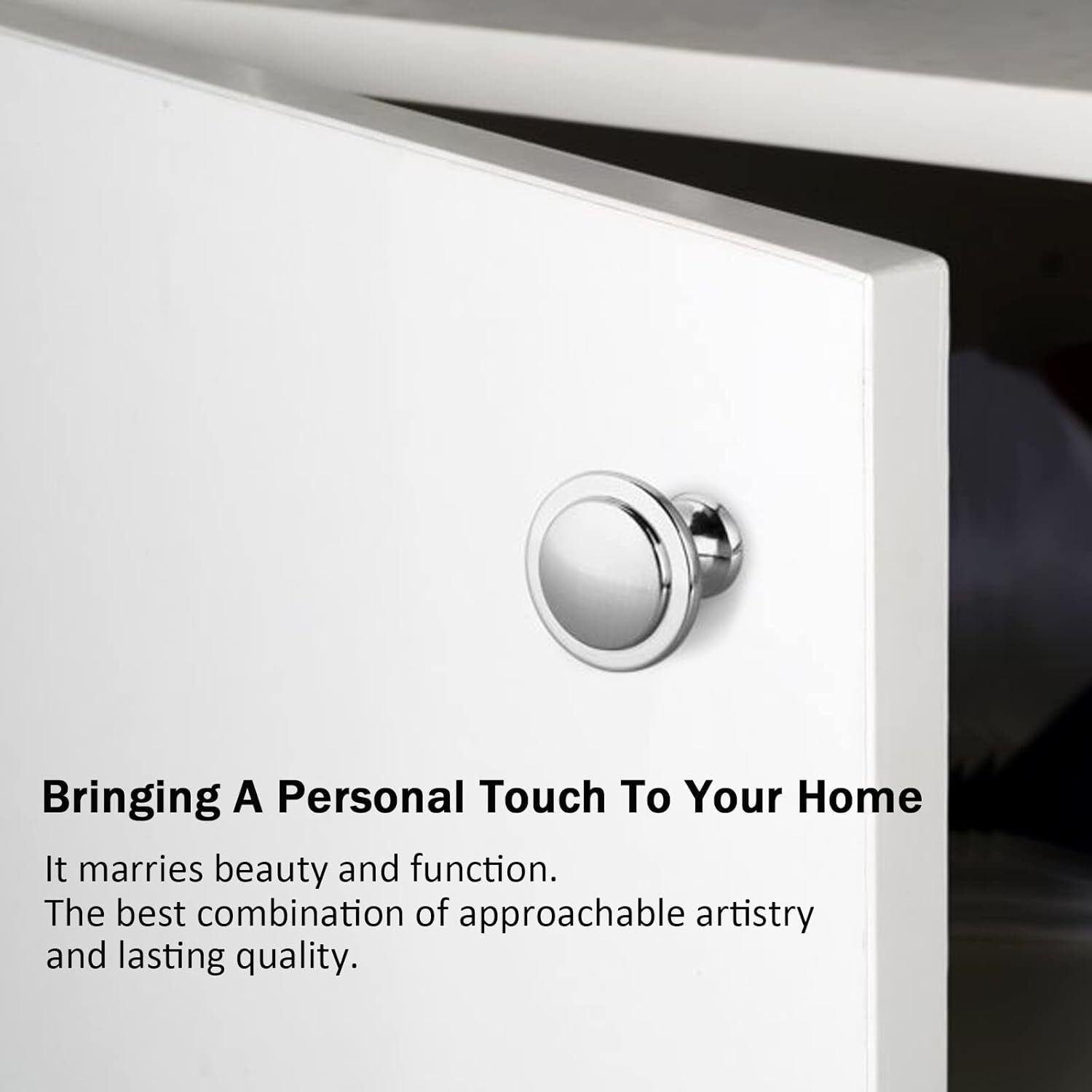 Brushed Nickel Kitchen Cabinet Door Knobs Dresser Drawer Round Pull Handles Lot