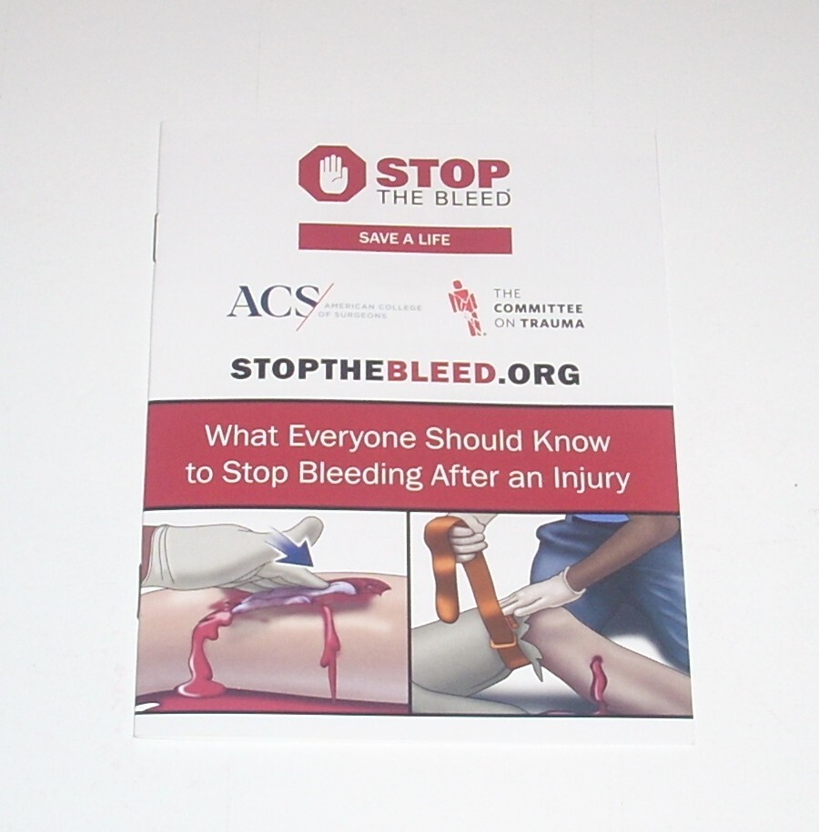 Emergency Bleed Control and basic first aid Kit.