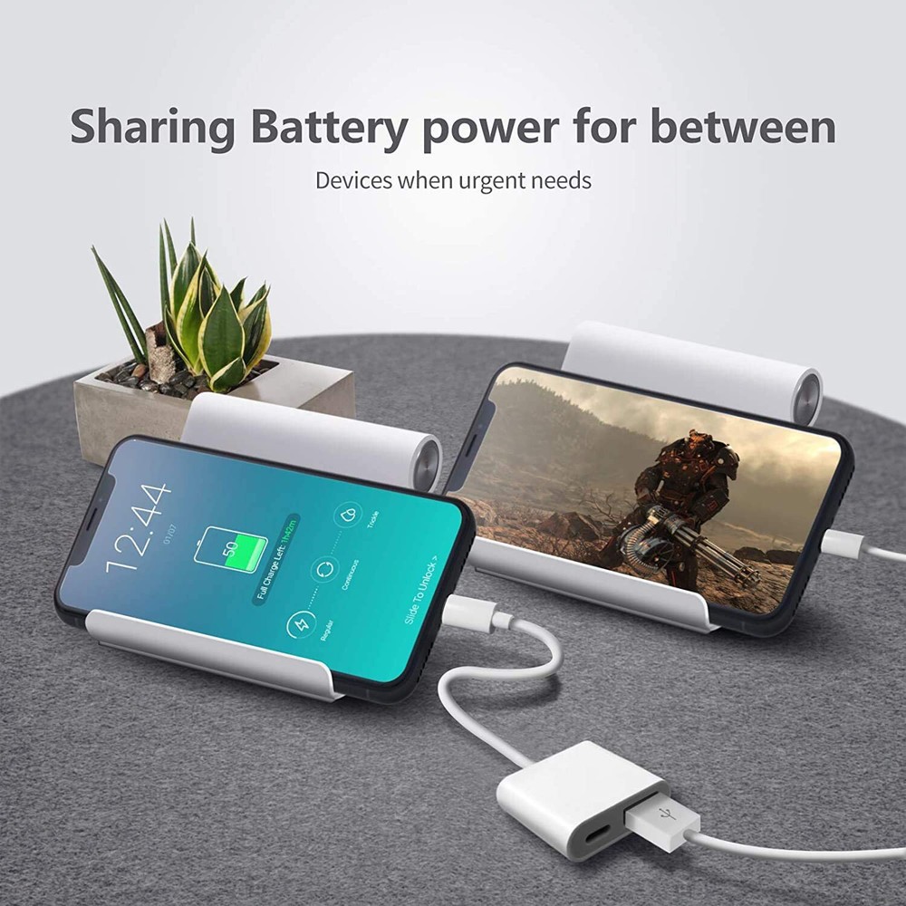 For iPhone 13 & 12 OTG Data Sync Cable Supports USB Flash Drive, Mouse, Keyboard