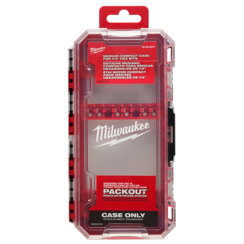Milwaukee 48-32-9931 Customizable Medium Compact Case for Impact Driver Acc