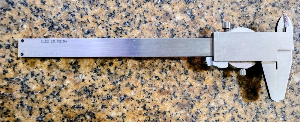 🗽WASHINGTON 6 INCH DIAL CALIPER SMOOTH MOVEMENT