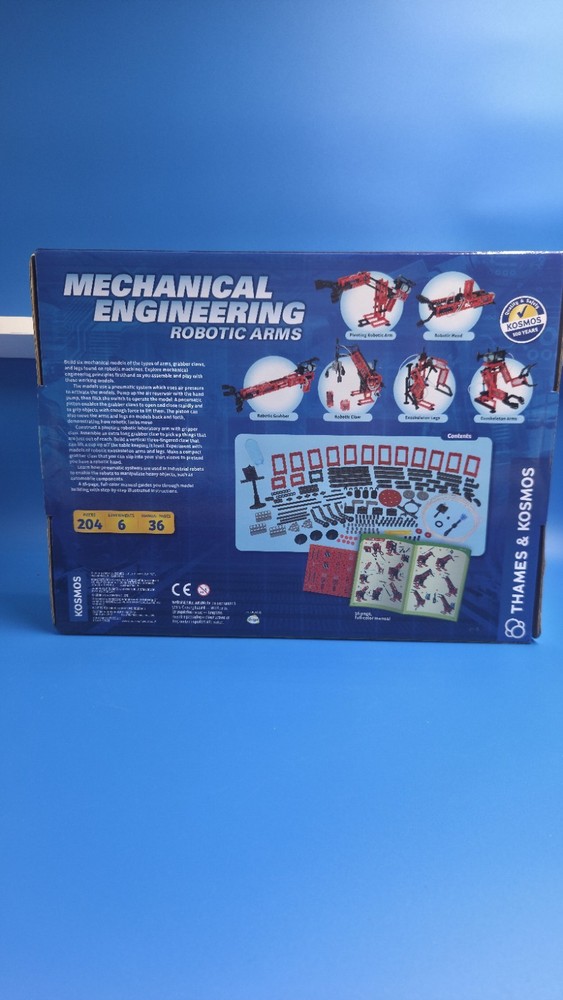 Thames & Kosmos Mechanical Engineering Robotic Arms Experiment Kit NEW Sealed