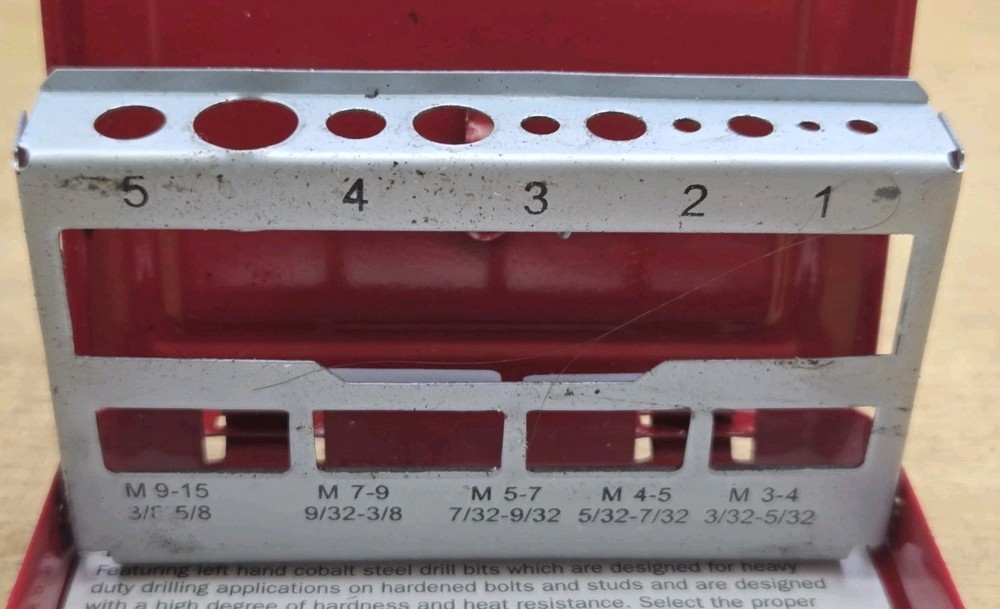 Snap On Steel Case For EXDL10 Extractor & Drill Set
