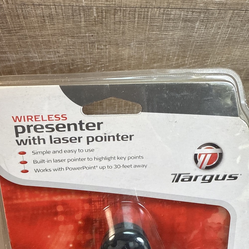 Targus Wireless Presenter Laser Pointer Remote AMP03US New in OEM Packaging