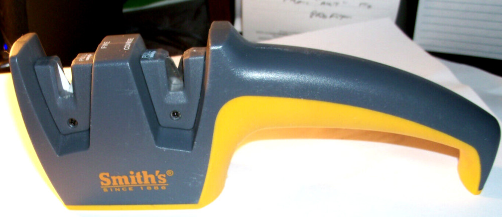 Smith's Sharpeners Edge Pro Pull Thru Carbide Ceramic Knife Tool Sharpener