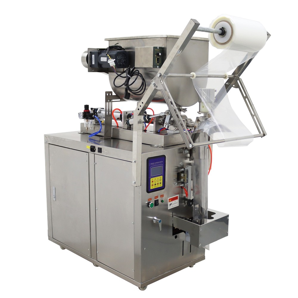 Floor-type Auto Liquid Paste Subpackage Machine W/Mixer Hopper Quantitative Fill