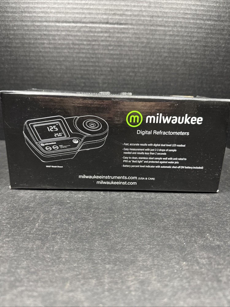 Milwaukee Digital Brix Refractometer, MA871, New!