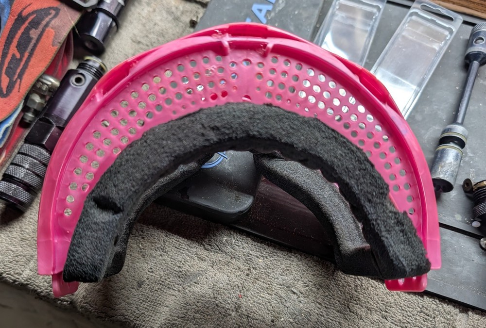 Pink Old School JT Flex Frames Paintball Mask