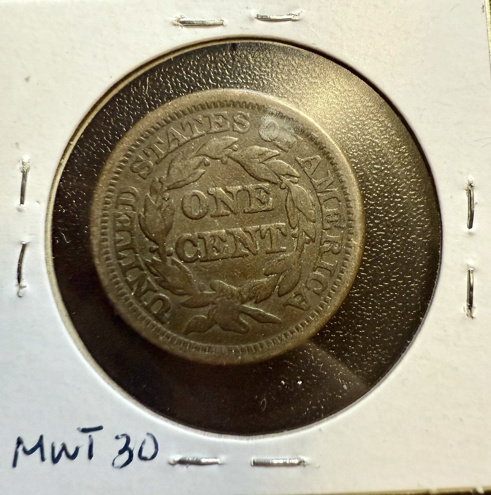 1845 Large Cent – Early U.S. Copper – Nice Circulated Example
