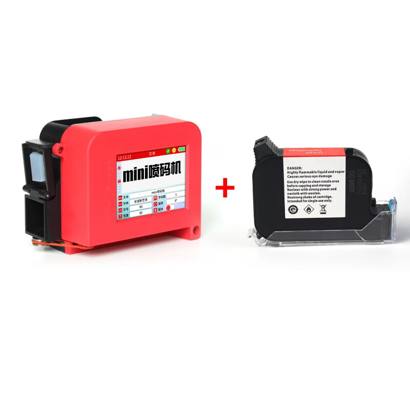 Mini Label Coding Machine Production Date Batch Number QR Code Inkjet Printer