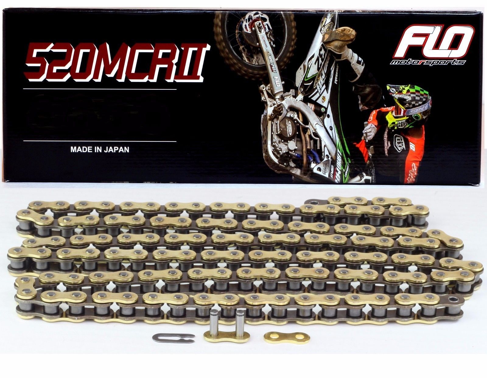 KTM Sprocket Set / Chain Combo Kit Gold Motocross Dirtbike Black 51T/13T