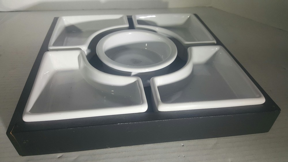 6 pc Divided Serving Tray Multi Server