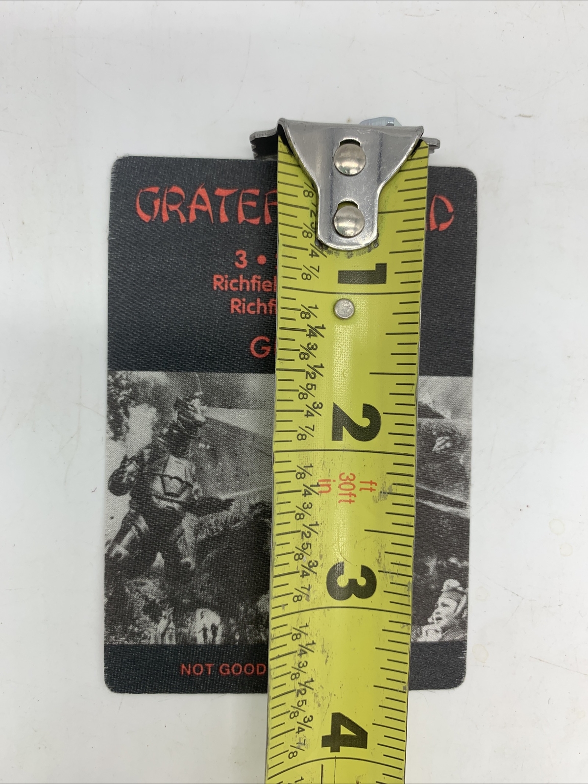 Grateful Dead Backstage Pass 3-20-94 Richfield Coliseum Ohio Godzilla