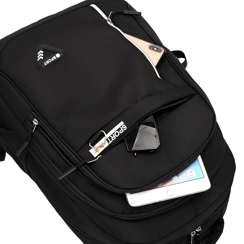 BACKPACK, ALL GRADES INCLUDING COLLEGE STUDENTS. MULTIPLE COMPARTMENTS