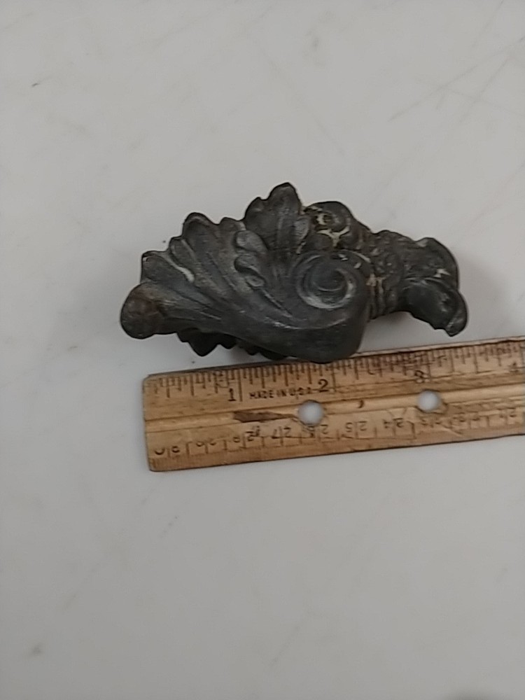 ANSONIA IRON CASE MANTLE CLOCK ORNATE EAGLE HEADS