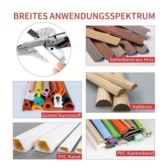 GARTOL Ratchet Miter Shears for Angular Cutting Molding Crafting