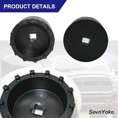 12-Pin Axle Spindle Hub Nut Socket Tool - Compatible with Dodge Ram