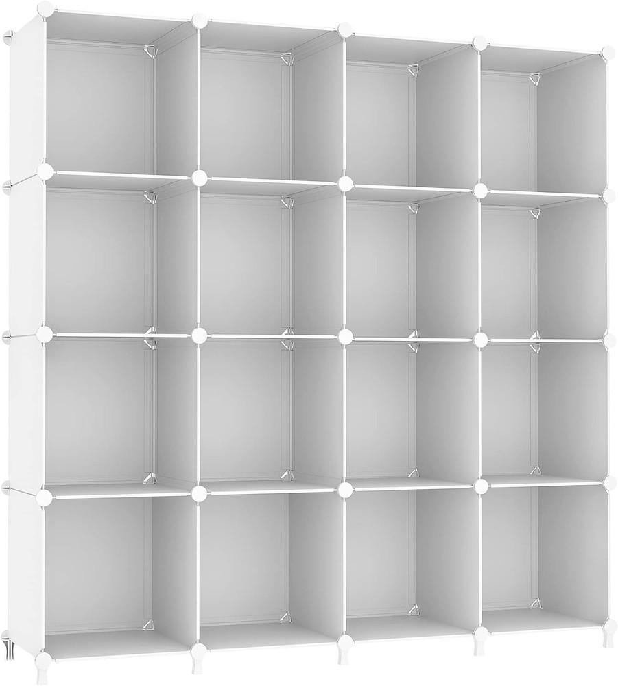 Cube Storage Organizer 16 Cube Closet Organizers & Storage Shelves DIY Stackable