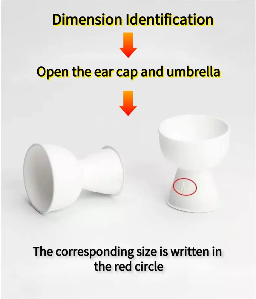 Acediar Replacement Ear Tips Compatible with AirPods Pro1/2 [4 4Pair-White