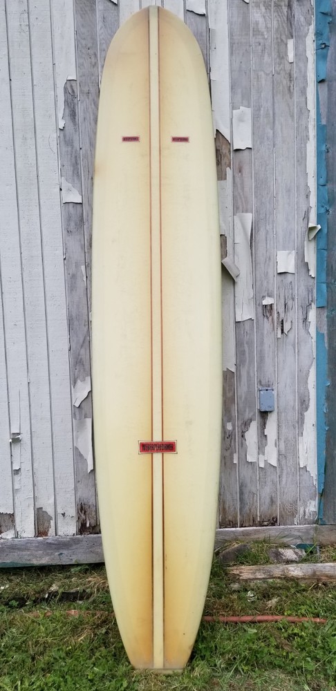 Late 50's Weber Performer 9'6" watertight needs fin replacement.