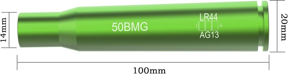 .50 BMG Green Laser Bore sight