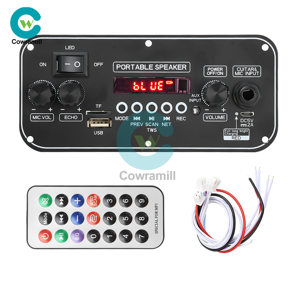 2x10W Amplifier Bluetooth MP3 Player Decoder Board Audio Power Amplifier Board