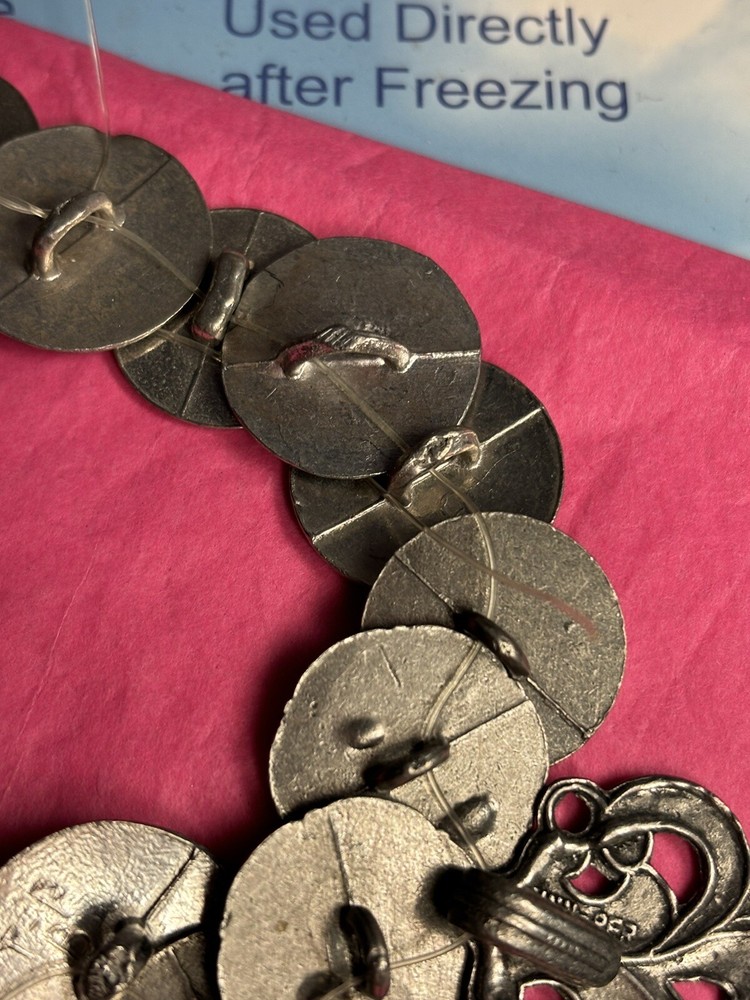 Vintage Pewter Buttons~ 30 Norwegian Factory Errors.