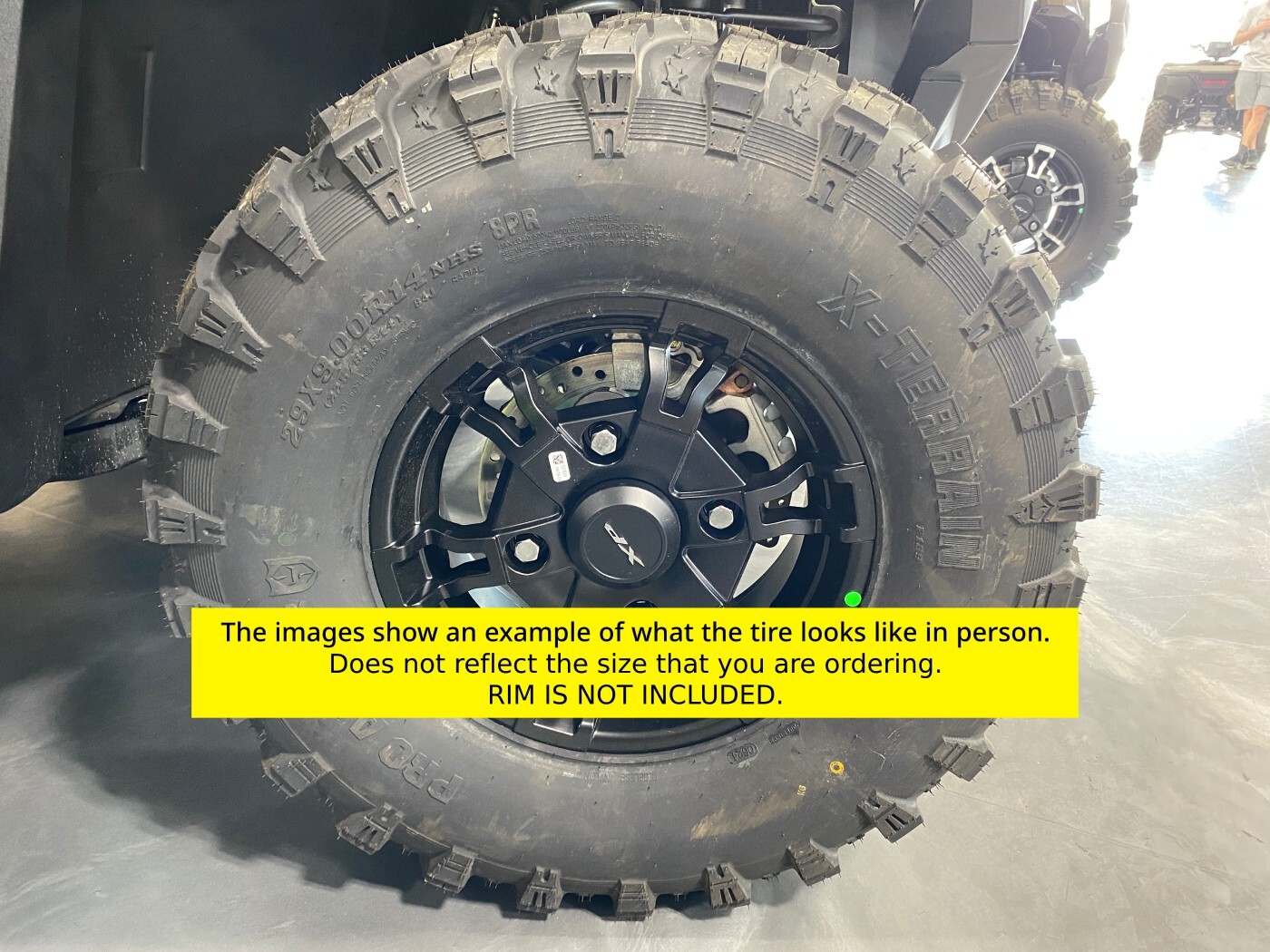 Pro Armor X Terrain Tires 29x9x14 Size - OEM Polaris #5418332 - Front Tire