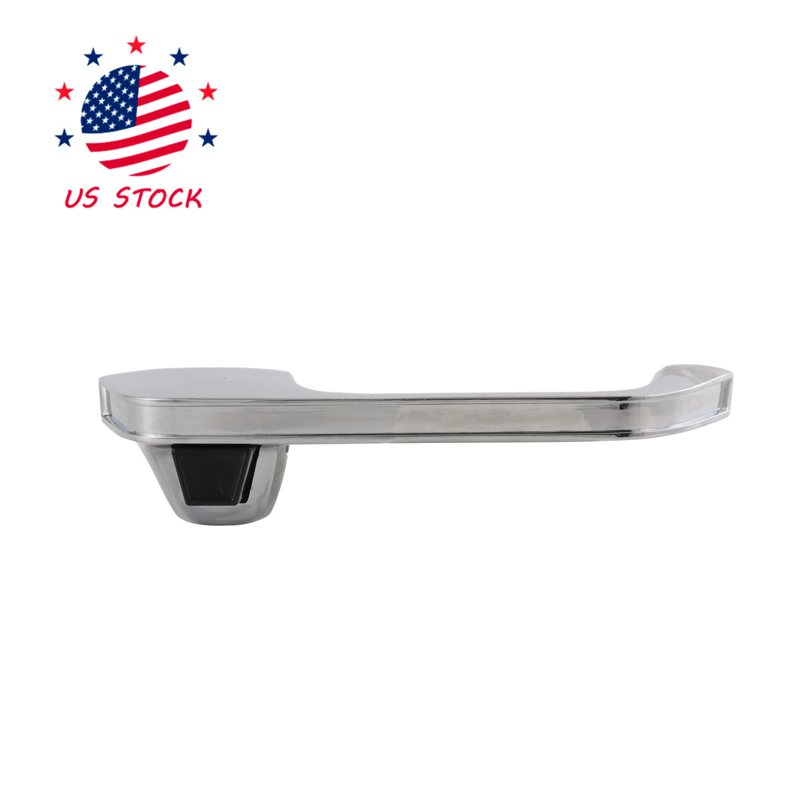 Set 2× Chrome Outer Outside Exterior Door Handle Pair for Chevy GMC Pickup Truck