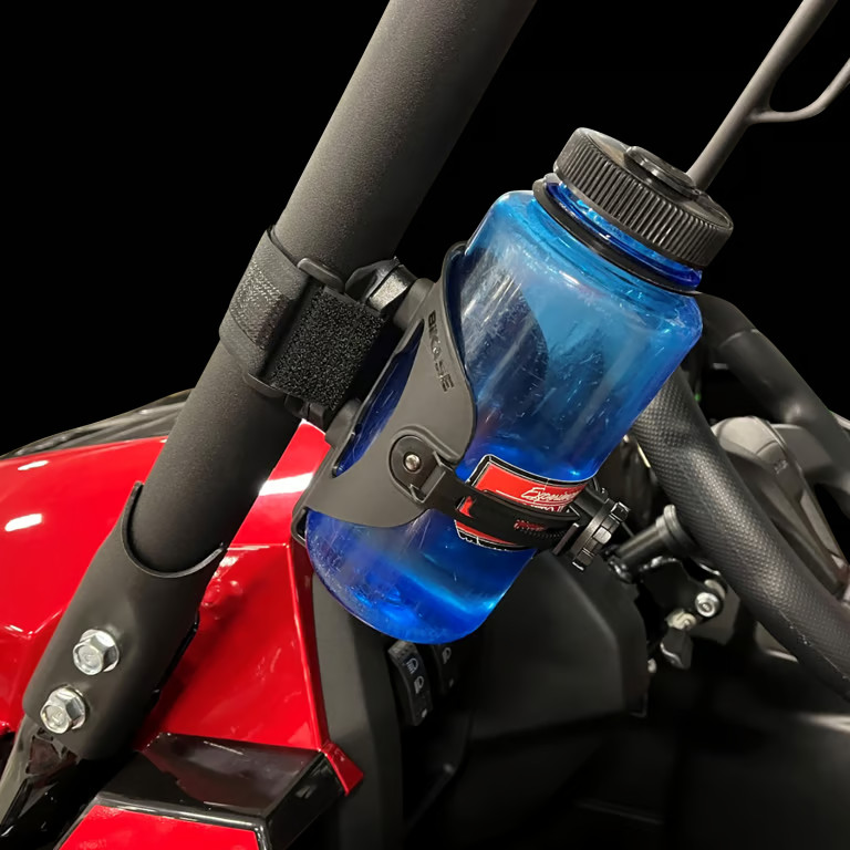 Bikase ABC Adjustable Water Bottle Cage - 3-1/4in. diameter strap Bicycle E-Bike