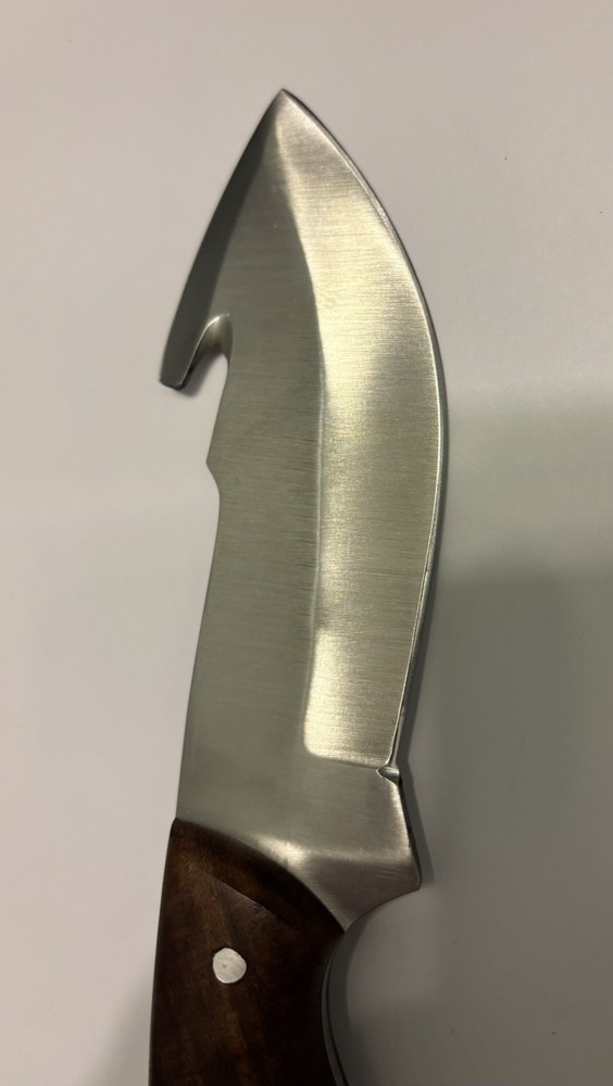 Rill Simple Tools Fixed Blade Knife Guthook Skinning Knife