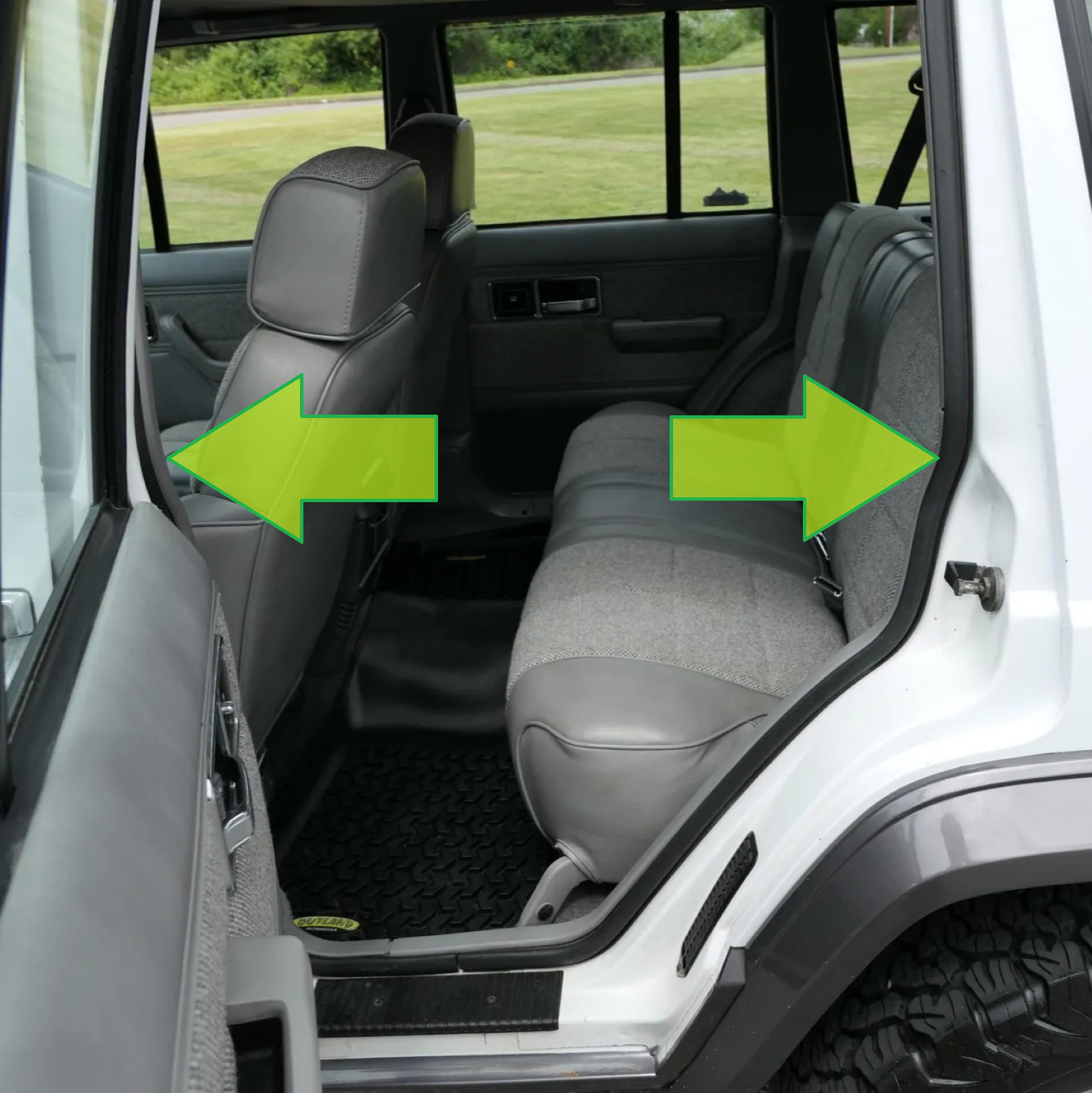 Jeep Cherokee XJ (1984-1996) 5-Piece Weatherstrip Seal Set for Doors & Liftgate