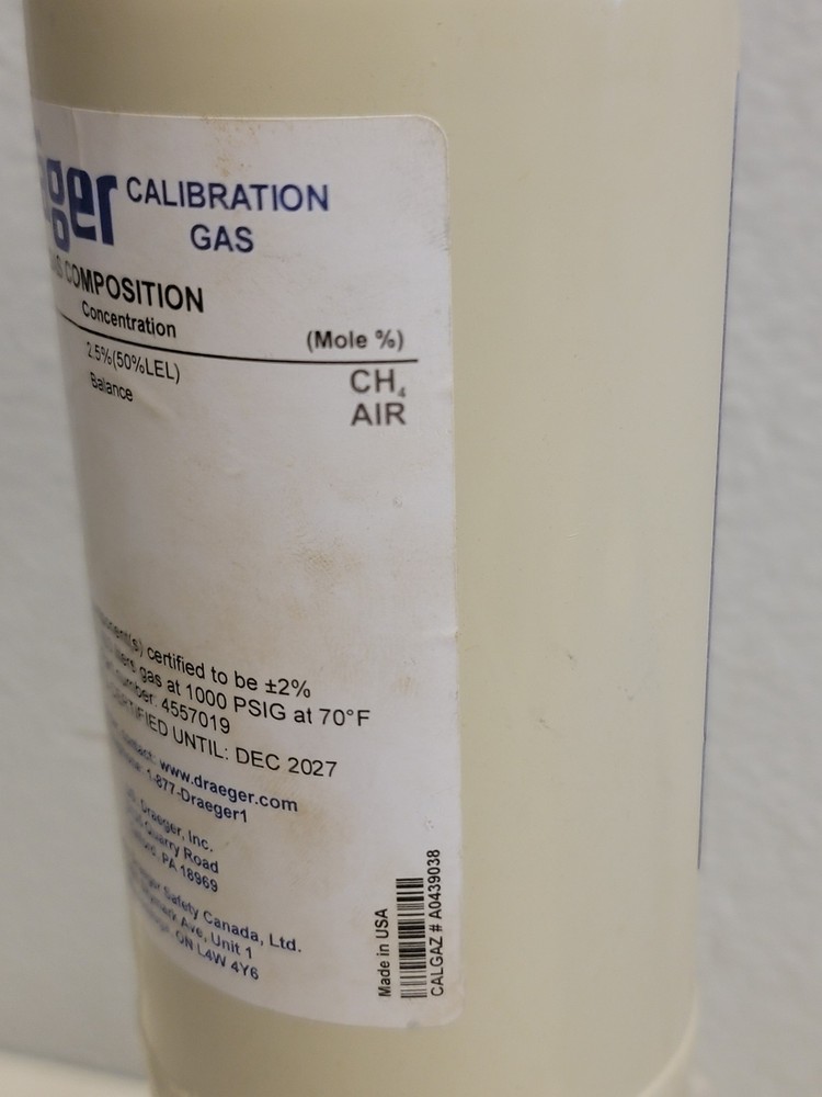 Dräger Zero Air Calibration Gas 4510058