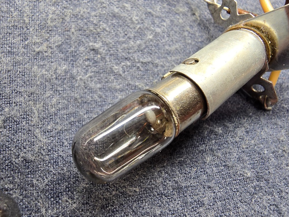 Heathkit HW 100 Radio Transceiver Parts - 2 Back Light Dial Lamp Assemblies