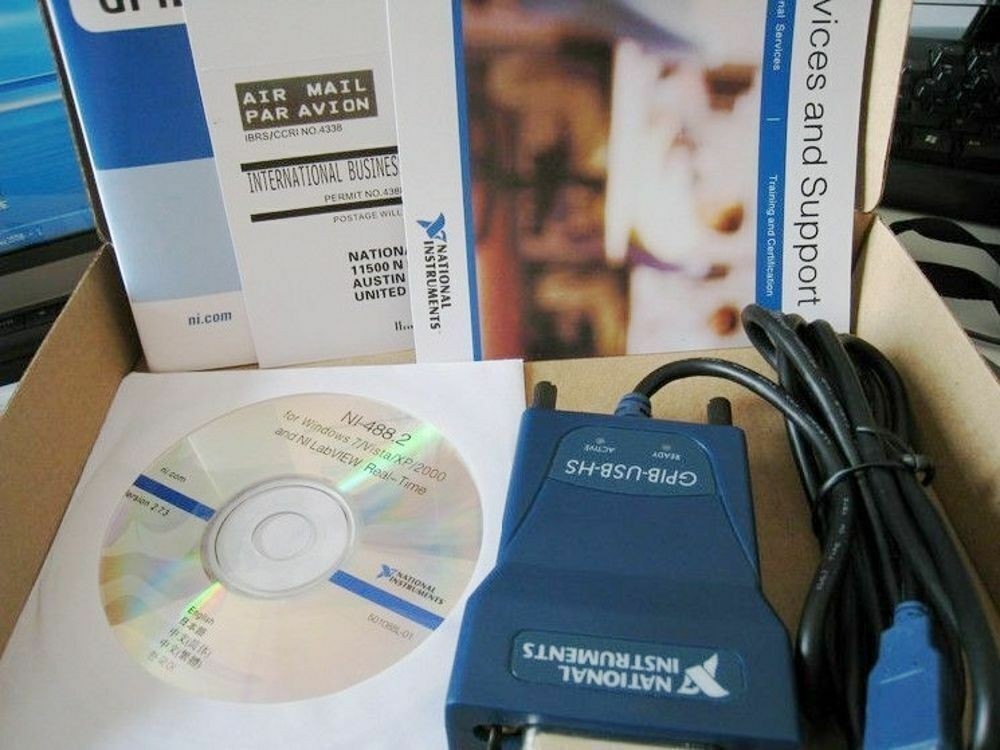 Brand New National Instruments GPIB-USB-HS Interface Adapter IEEE 488 Controller