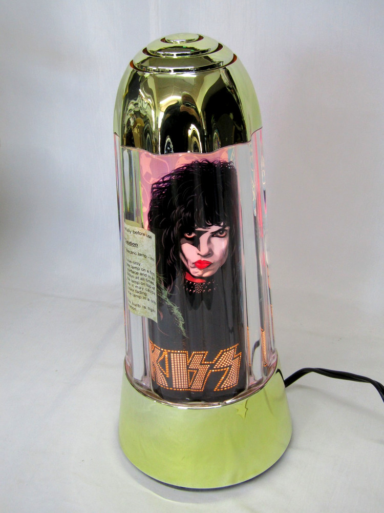 Vintage KISS 2004 Spencer Gifts Motion Lamp, Tested Working - NICE