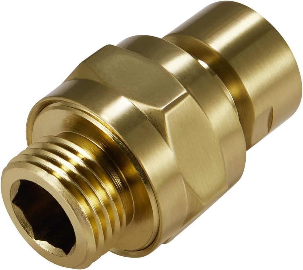 Solid Brass Shower Head Swivel Ball Adapter, Adjustable Shower Arm Extension
