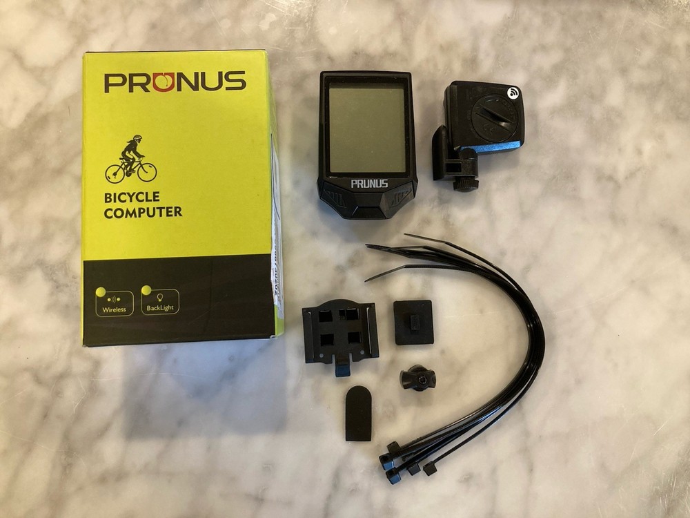 Prunus Bicycle Computer - Speedometer Distance Timer Temperature
