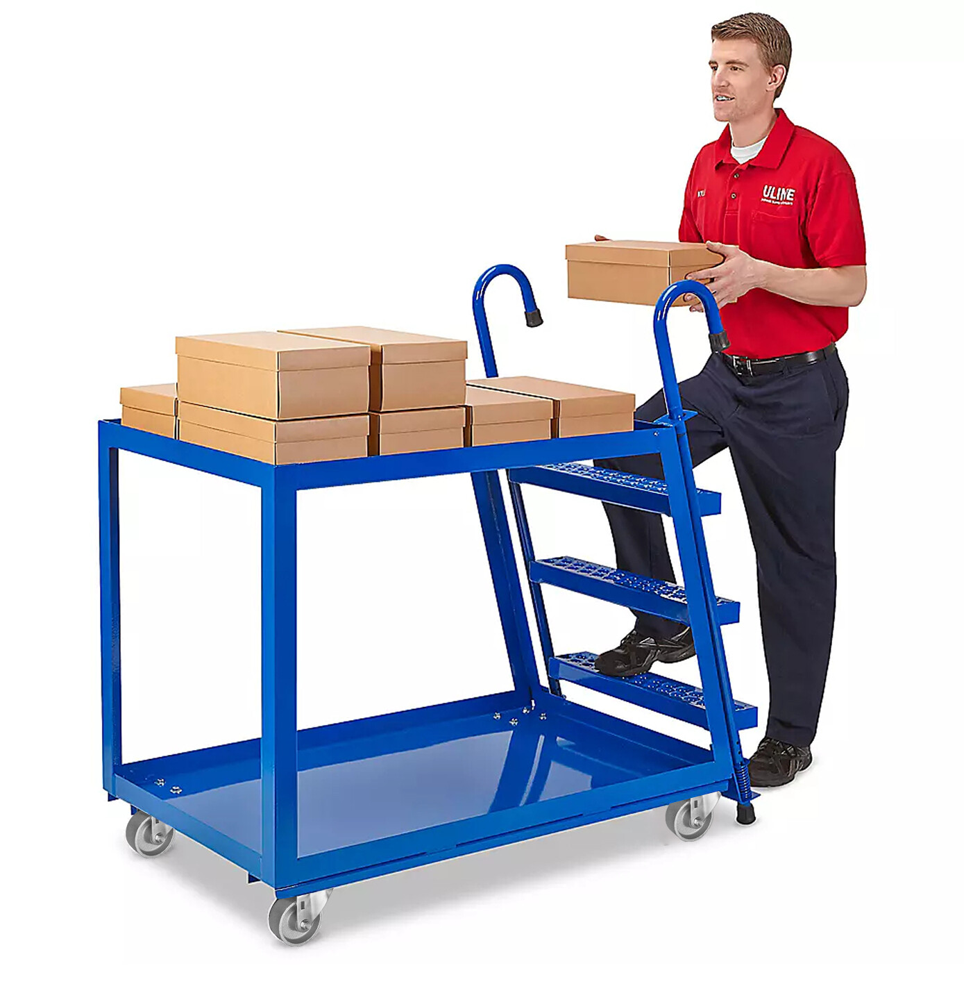 Syration's 3inch Industrial small Casters,Steel plate Casters set of 4(4 Swivel)