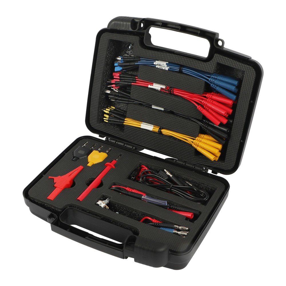 68x Electrical Multimeter Test Leads Probe Cable Oscilloscope Terminal Test Clip