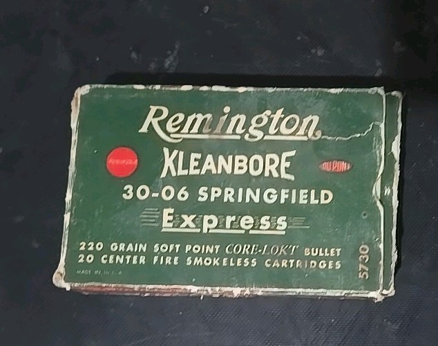 Antuiqe Remington 30-06 Springfield Express Ammo Empty Box