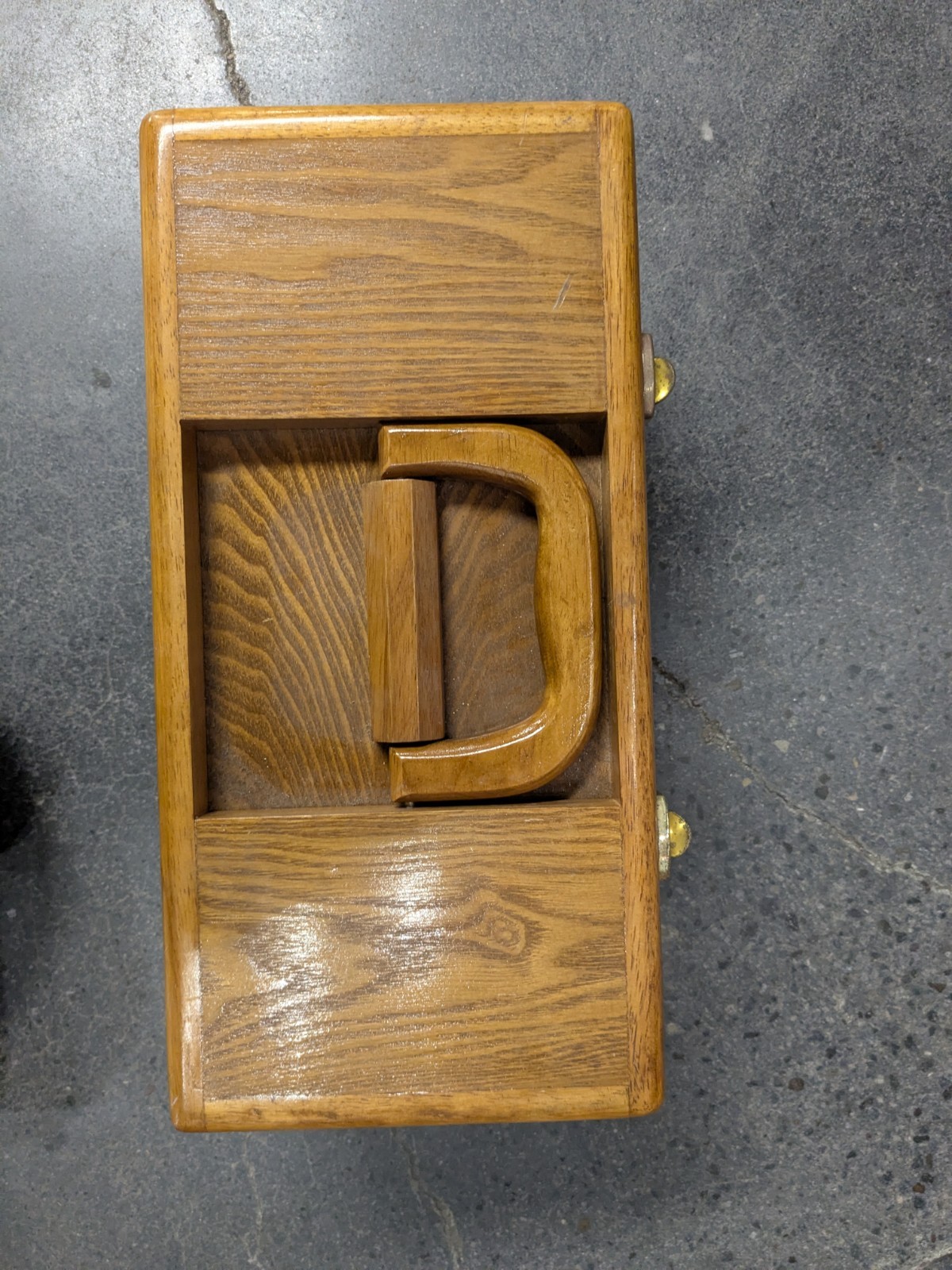 THOMAS Pacconi Museum Series Wooden Wood Tool Box Chest w/Lift-Out Tray