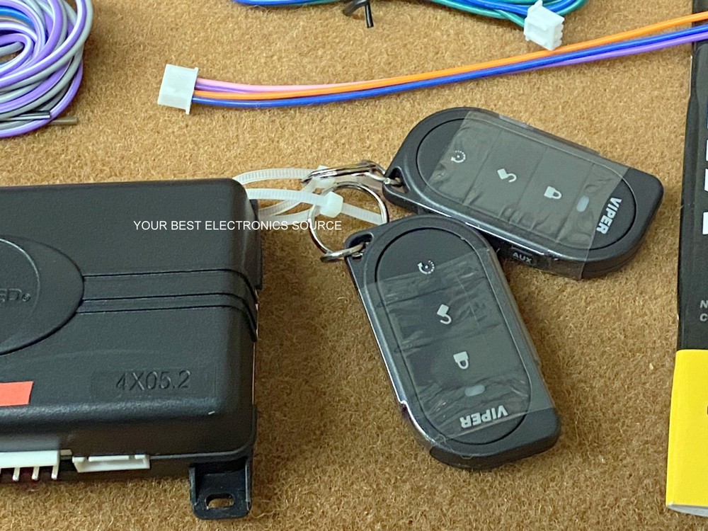 NEW Viper 4105V, 1-Way Remote Start System w/ TWO 4-Button Remotes