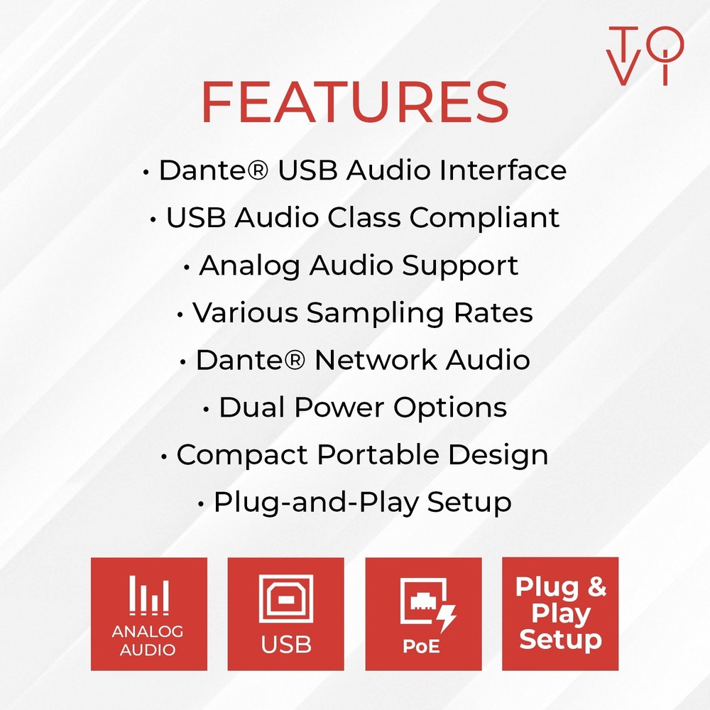 Dante® USB Transceiver - DXA-USB-ED
