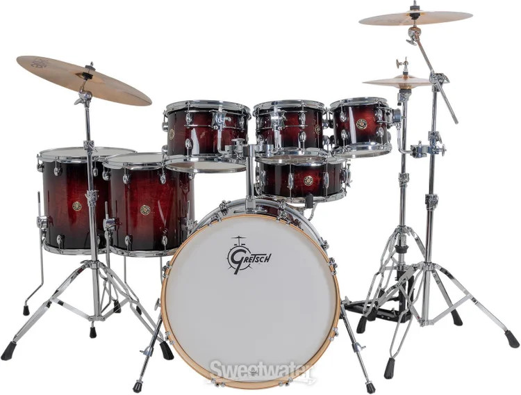 Gretsch Drums Catalina Maple 7-piece Shell Pack - Deep Cherry Burst