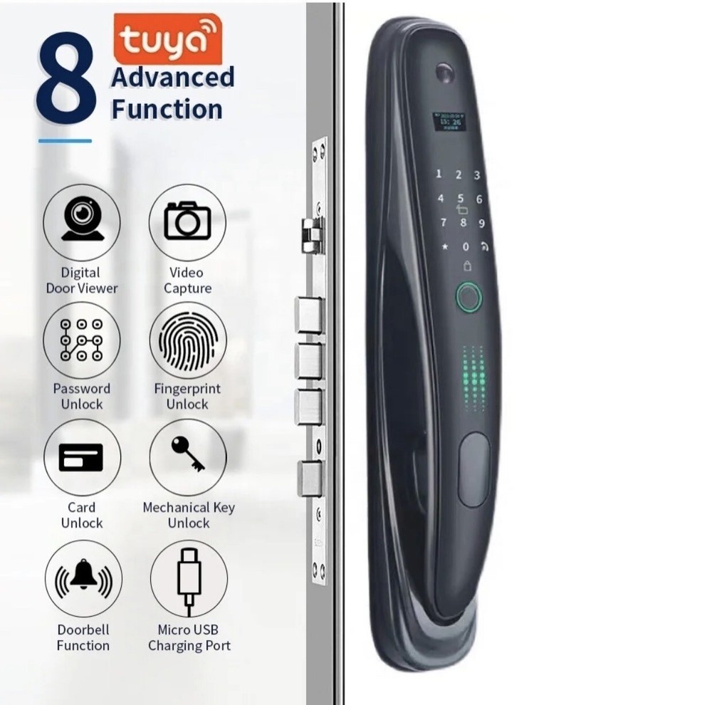 Multi Function Face Recognition Lock, Facial Recognition Security Door Lock