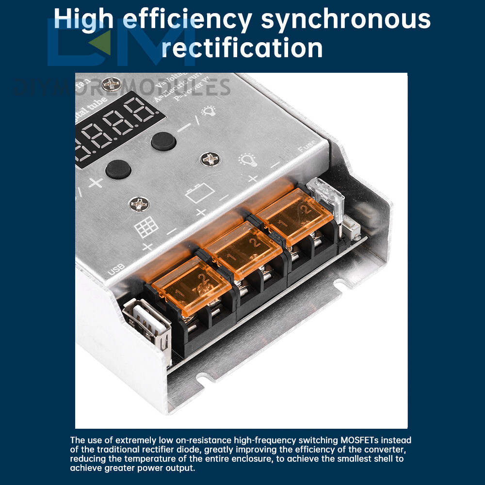 MPPT 500W 20A Solar Controller DC18-80V Step-down Charging Controller 12V 24V