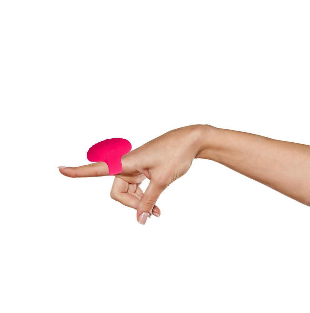 Ruby Ultimately Pleasurable Rechargeable Silicone Vibrating Ring, New
