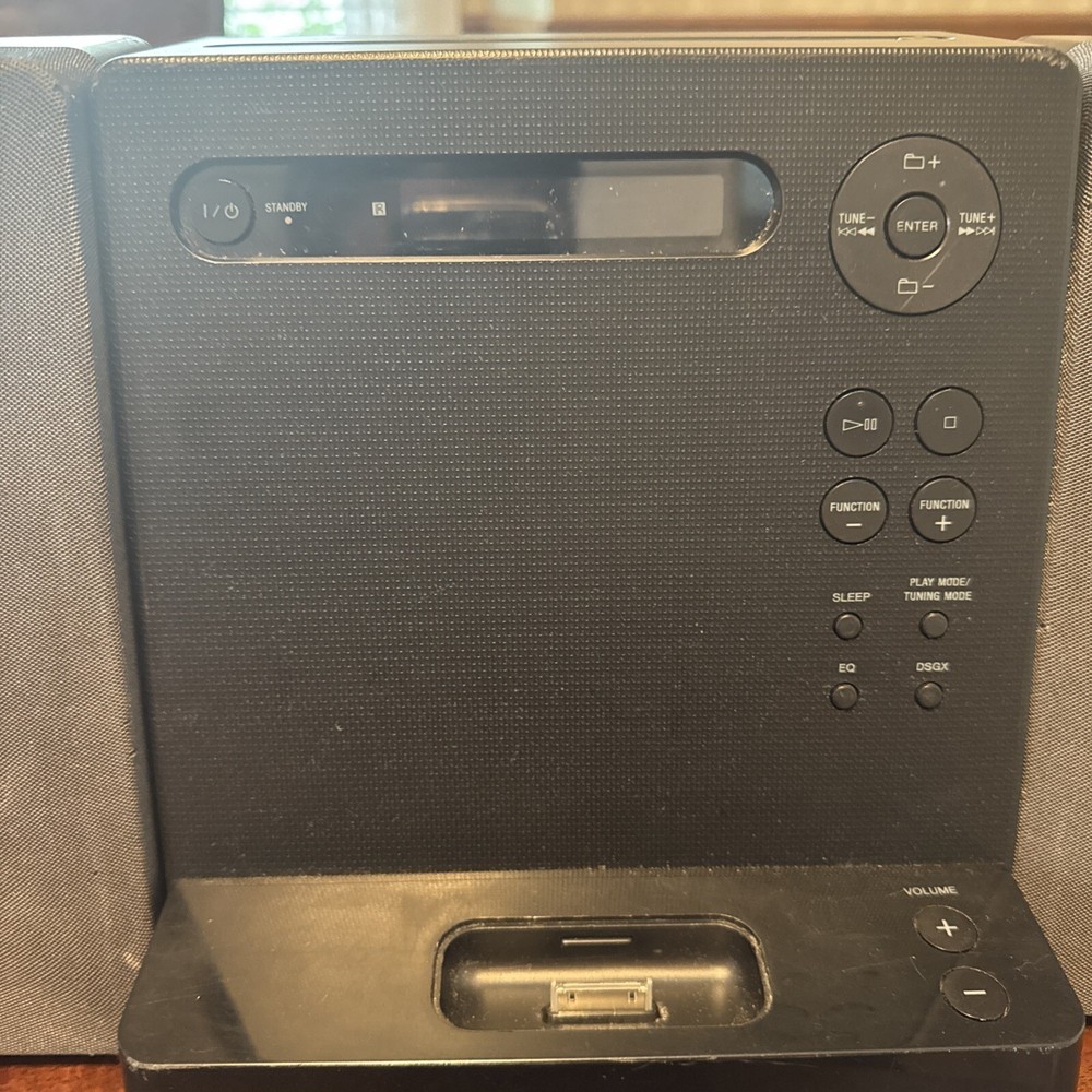SONY STEREO HCD-LX20i Micro Component SHELF SYSTEM IPOD DOCK CD MP3 PLAYER FM